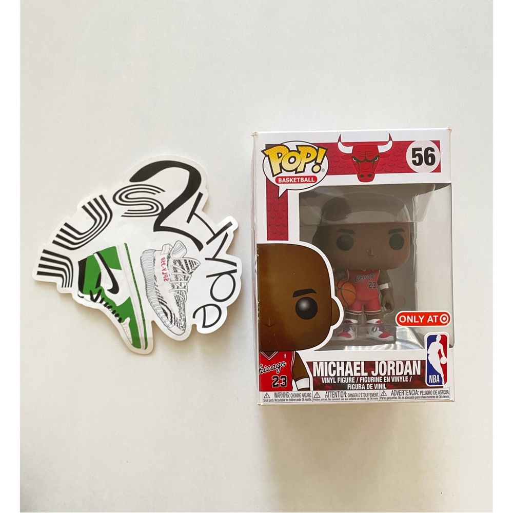 Funko Pop! Basketball Michael Jordan  Red Jersey Target Exclusive Figure #56
